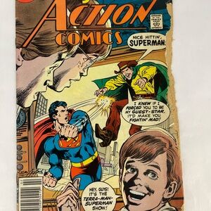Action Comics #468 (Feb 1977) Superman vs Terra-Man Neal Adams Cover